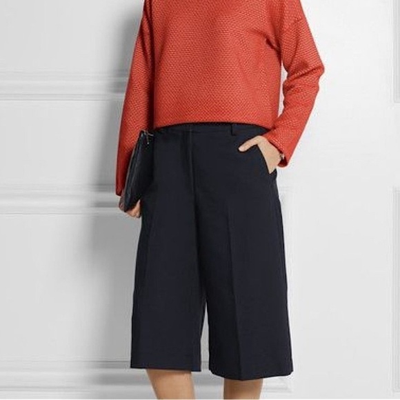 3.1 Phillip Lim Wool Culottes Navy Blue 8 - Picture 1 of 11